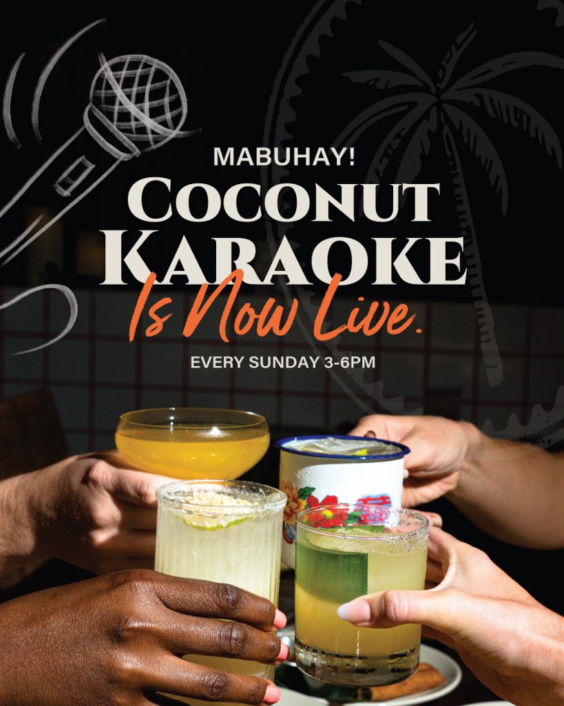 Voices ready, cocktails in hand. 🎶🍸Coconut Karaoke is live, every Sunday 3–6pm.Don’t just watc